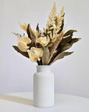 Linha Nordic Luxe — Vaso Listrado Decorativo