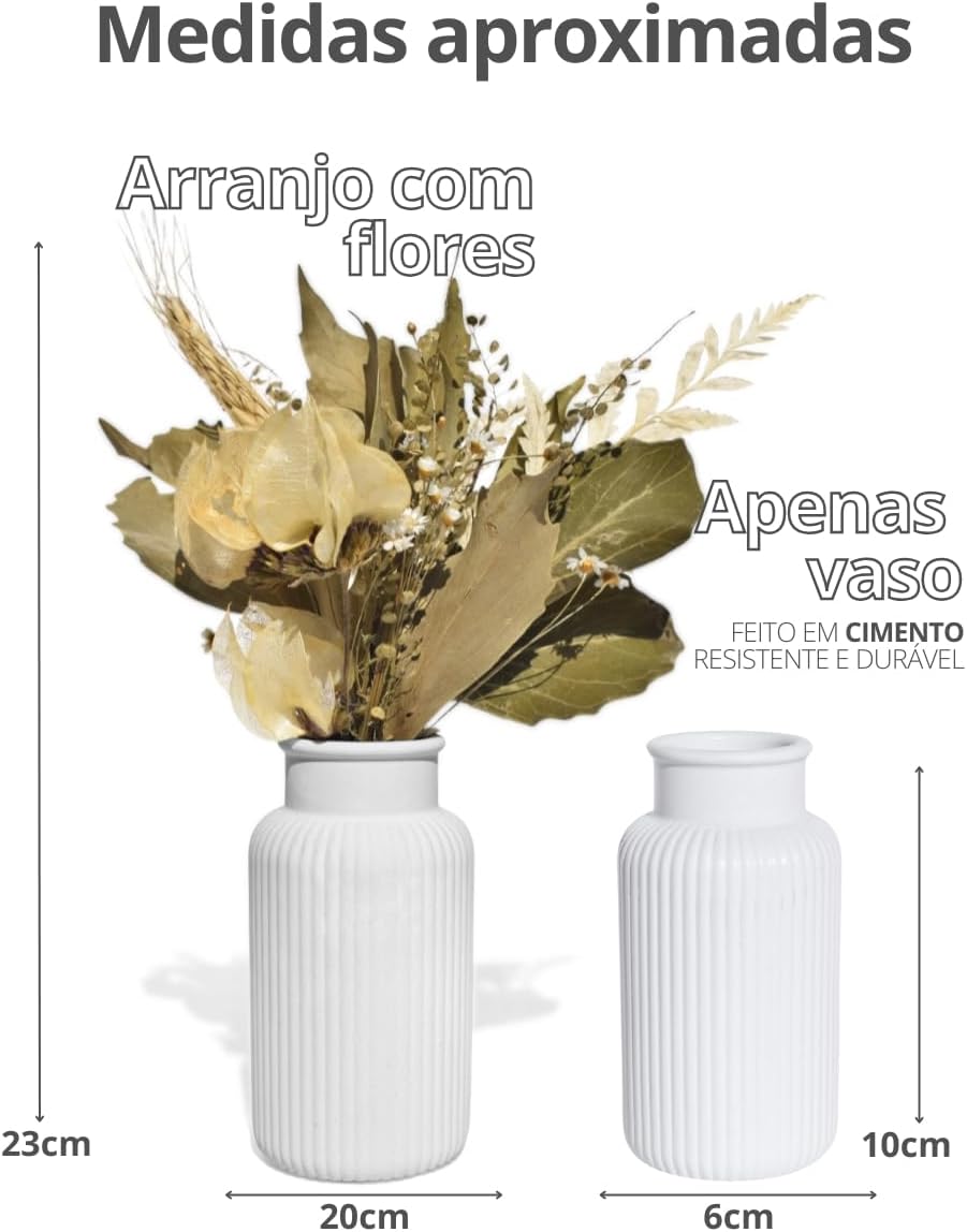 Arranjo De Flores Secas Decorativo Vaso Garrafa Listras
