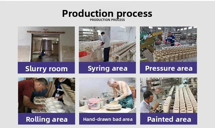 Conjunto de Jantar em Cerâmica – Tigela, Prato e Colher com Linha Preta Subvidrada | Presente Ideal para Casa