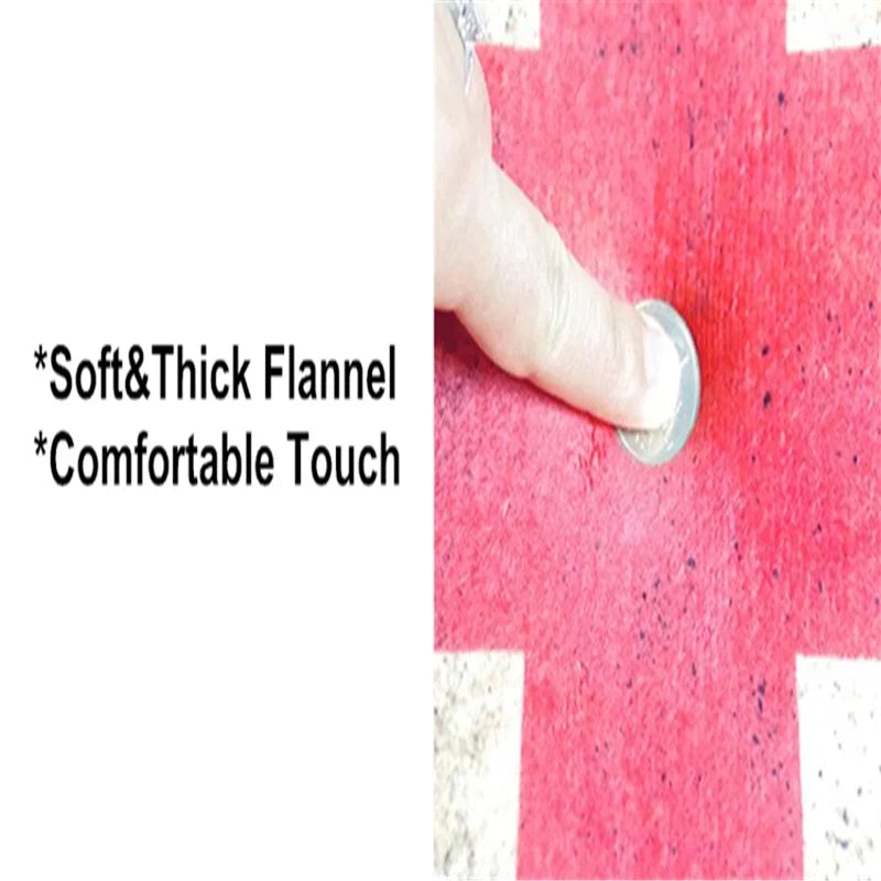 Tapete de Porta Friends Bem-Vindo – Capacho em flanela macia com base antiderrapante.