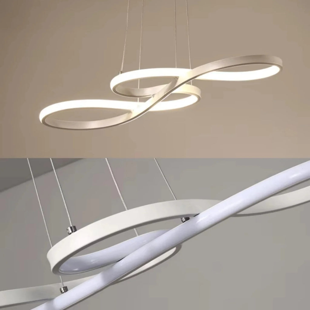 Lustre de Teto IRALAN – Design Criativo, Regulável, Estilo Nórdico para Sala de Estar e Jantar