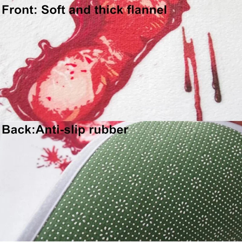 Tapete de Porta Friends Bem-Vindo – Capacho em flanela macia com base antiderrapante.