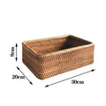 Linha Natural Craft — Cesta Artesanal em Vime e Rattan