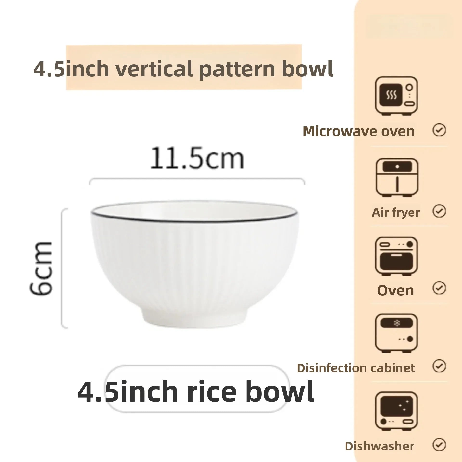 Conjunto de Jantar em Cerâmica – Tigela, Prato e Colher com Linha Preta Subvidrada | Presente Ideal para Casa