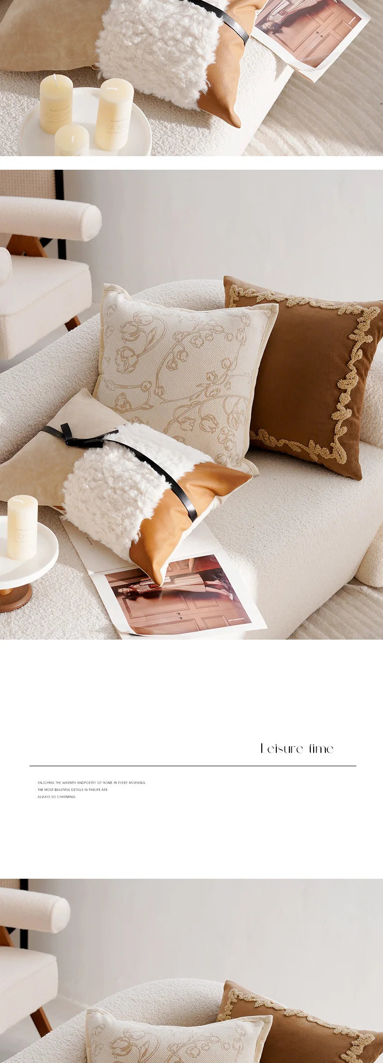 Linha Heritage — Capa de Almofada Estampa Francesa