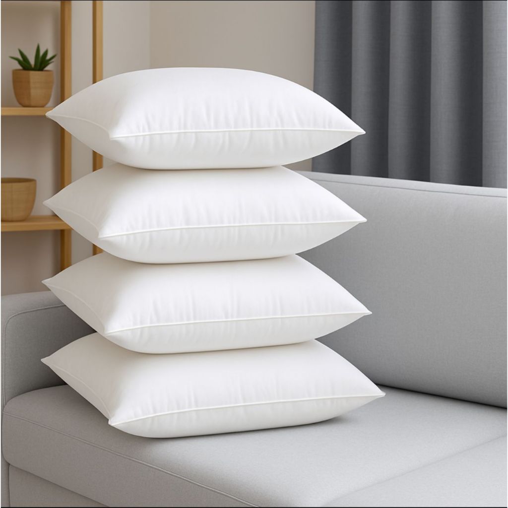 Kit com até 8 Almofadas de enchimentos refil 45x45 antialérgica