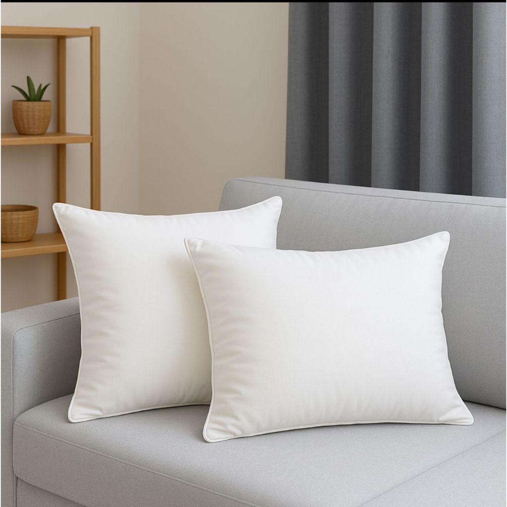 Kit com até 8 Almofadas de enchimentos refil 45x45 antialérgica