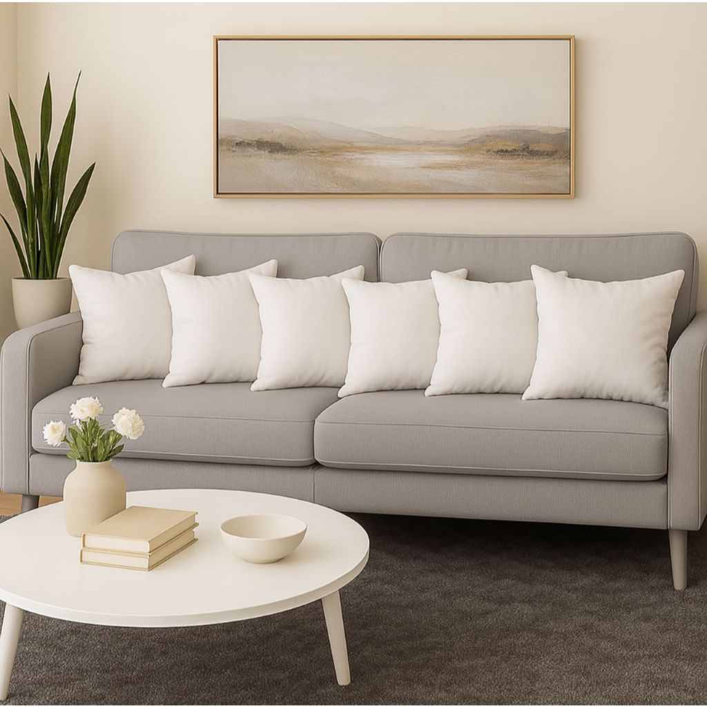 Kit com até 8 Almofadas de enchimentos refil 45x45 antialérgica