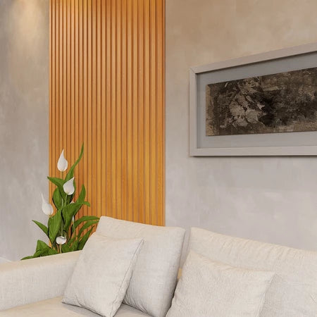 Kit Painel Ripado MDF Autocolante 45cm - Várias Cores [Decoração DIY]