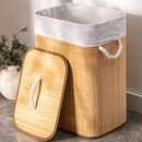 Coleção Bamboo Home — Cesto 60 cm com Tampa