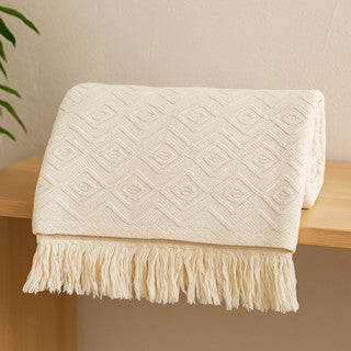 Manta para Sofá 100% Algodão Premium – Conforto Artesanal e Proteção